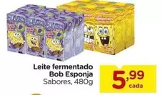 Oferta de Bob esponja - Leite Fermentado por R$5,99 em Carrefour