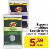 Oferta de Scotch Brite - Esponja Multiúso por R$5,39 em Carrefour