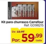 Oferta de Carrefour - Kit Para Churrasco por R$59,99 em Carrefour