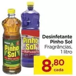 Oferta de Pinho Sol - Desinfetante por R$8,8 em Carrefour