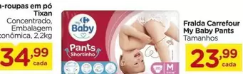 Oferta de Carrefour - Fralda My Baby Pants por R$23,99 em Carrefour