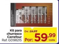 Oferta de Carrefour - Kit Para Churrasco por R$59,99 em Carrefour