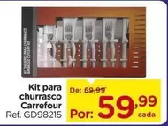 Oferta de Carrefour - Kit Para Churrasco por R$59,99 em Carrefour