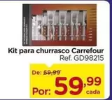 Oferta de Carrefour - Kit Para Churrasco por R$59,99 em Carrefour