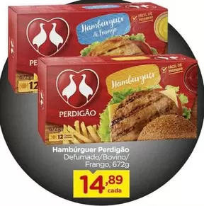 Oferta de Perdigão - Hambúrguer por R$14,89 em Carrefour