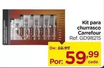 Oferta de Carrefour - Kit Para Churrasco por R$59,99 em Carrefour