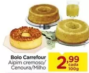 Oferta de Carrefour - Bolo por R$2,99 em Carrefour