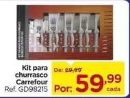 Oferta de Carrefour - Kit Para Churrasco por R$59,99 em Carrefour