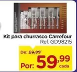 Oferta de Carrefour - Kit Para Churrasco por R$59,99 em Carrefour