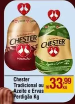 Oferta de Perdigão - Chester Tradicional Ou Azeite E Ervas por R$33,99 em Super Muffato