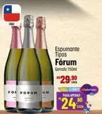 Oferta de Forum - Espumante Tipos por R$29,9 em Super Muffato