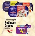 Oferta de Robinson Crusoe - Sardinha Tipos por R$4,89 em Super Muffato