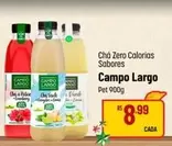 Oferta de Campo Largo - Cha Zero Calorias Sabores por R$8,99 em Super Muffato