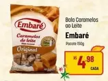 Oferta de Embaré - Bala Caramelos Ao Leite por R$4,98 em Super Muffato