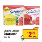 Oferta de Lowçucar - Gelatina Sabores por R$2,79 em Super Muffato