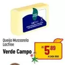 Oferta de Lacfree - Queijo Mussarela por R$5,89 em Super Muffato