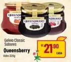 Oferta de Queensberry - Geleia Classic Sabores por R$21,9 em Super Muffato