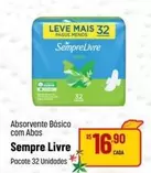 Oferta de Sempre Livre - Absorvente Básico Com Abas por R$16,9 em Super Muffato