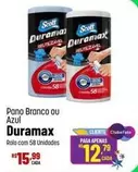 Oferta de Duramax - Pano Branco Ou Azul por R$15,99 em Super Muffato