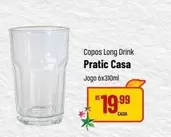 Oferta de Casa - Copos Long Drink Pratic por R$19,99 em Super Muffato