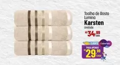 Oferta de Karsten - Toalha De Rosto Lumina por R$34,99 em Super Muffato