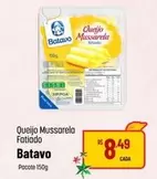 Oferta de Batavo - Queijo Mussarela Fatiado por R$8,49 em Super Muffato