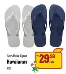 Oferta de Havaianas - Sandália Tipos por R$29,99 em Super Muffato