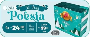 Oferta de Cesta Poésia em Super Muffato