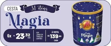 Oferta de Cesta 31 Tiers por R$139,99 em Super Muffato