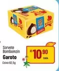 Oferta de Garoto - Sorvete Bombomzin por R$10,9 em Super Muffato