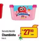 Oferta de Nestlé - Sorvete Chambinho por R$27,9 em Super Muffato