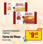 Oferta de Forno de Minas - Lasanha Congelada Sabores por R$9,49 em Super Muffato