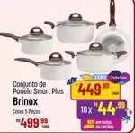 Oferta de Brinox - Conjunto De Panela Smart Plus por R$499,99 em Super Muffato