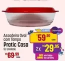 Oferta de Casa - Assadeira Oval Com Tampa Pratic por R$59,9 em Super Muffato