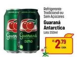 Oferta de Guaraná Antarctica - Refrigerante Tradicional Ou Sem Açúcares por R$2,79 em Super Muffato