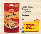 Oferta de Lombo Suino Temperado Congelado por R$32,98 em Super Muffato