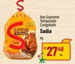 Oferta de Sadia - Ave Supreme Temperada Congelada por R$27,49 em Super Muffato