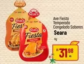 Oferta de Seara - Ave Fiesta Temperada Congelada por R$31,98 em Super Muffato