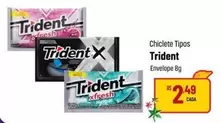 Oferta de Trident - Chiclete Tipos por R$2,49 em Super Muffato