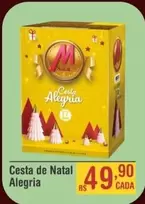 Oferta de De   - Cesta De Natal Alegria por R$49,9 em Max Atacadista