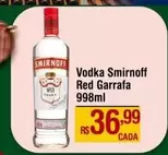 Oferta de Smirnoff - Vodka Red Garrafa por R$36,99 em Max Atacadista