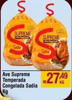 Oferta de Sadia - Ave Supreme Temperada Congelada por R$27,49 em Max Atacadista