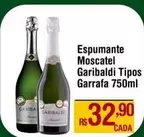 Oferta de Garibaldi - Espumante Moscatel  Tipos por R$32,9 em Max Atacadista