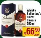 Oferta de Ballantine´s - Whisky Finest por R$66,9 em Max Atacadista