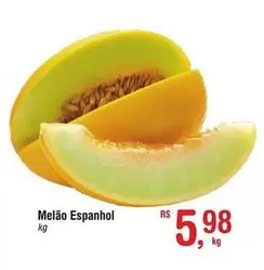 Oferta de Melão Espanhol por R$5,98 em Fort Atacadista