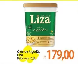 Oferta de Liza - Óleo De Algodão por R$179 em Atacadão