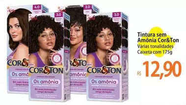 Oferta de Cor & Ton - Tintura Sem Amoña por R$12,9 em Atacadão