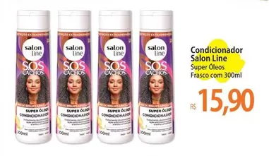 Oferta de Salon Line - Condicionador por R$15,9 em Atacadão