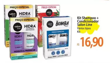 Oferta de Salon Line - Kit Shampoo + Condicionador por R$16,9 em Atacadão