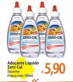 Oferta de Zero Cal - Adoçante Líquido Zero-cal por R$5,9 em Atacadão